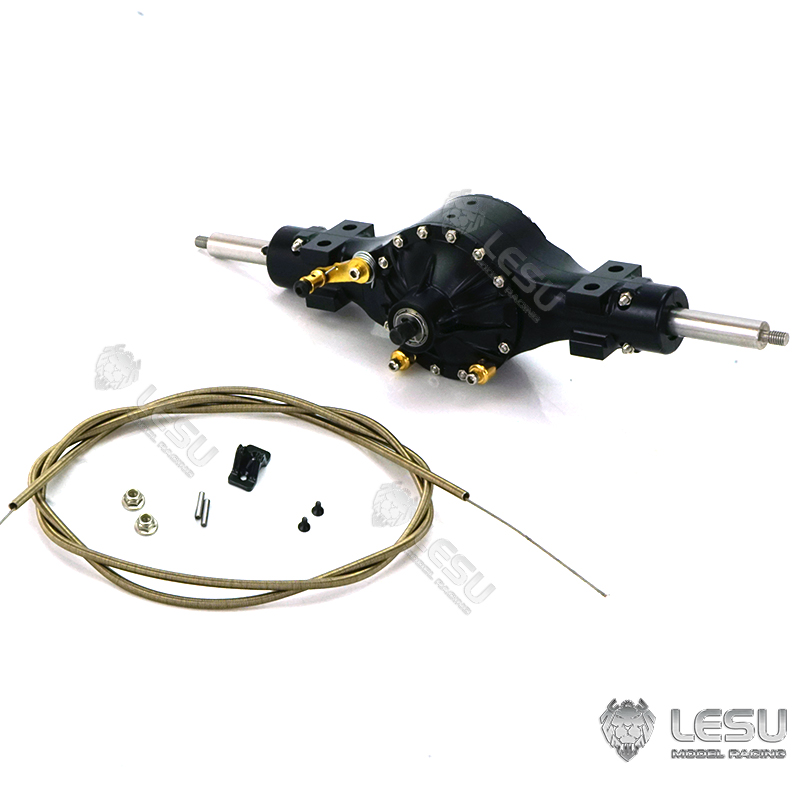 Rc Excavator Hydraulic - Metal Traseiro Eixo Diferencial Bloqueio Versão,
