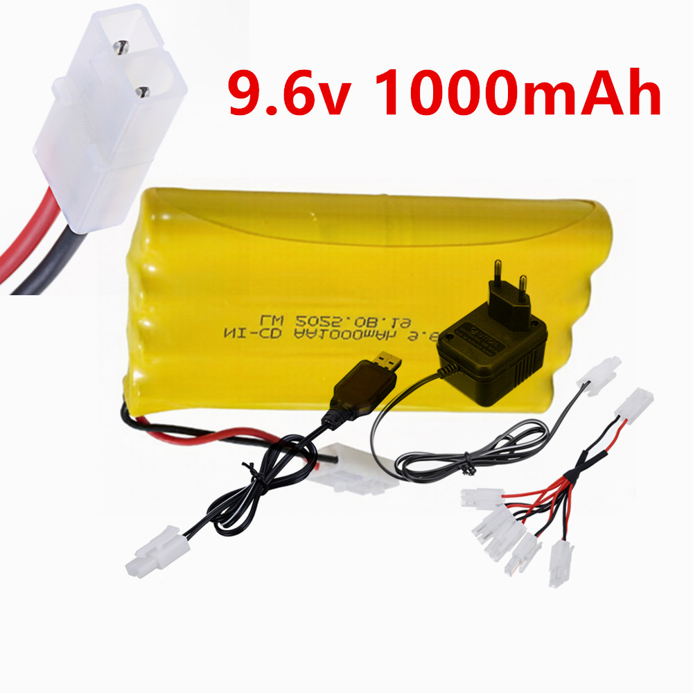 Rc Hobby Models - Bateria Recarregável Ni-CD AA 9.6v 1000mAh