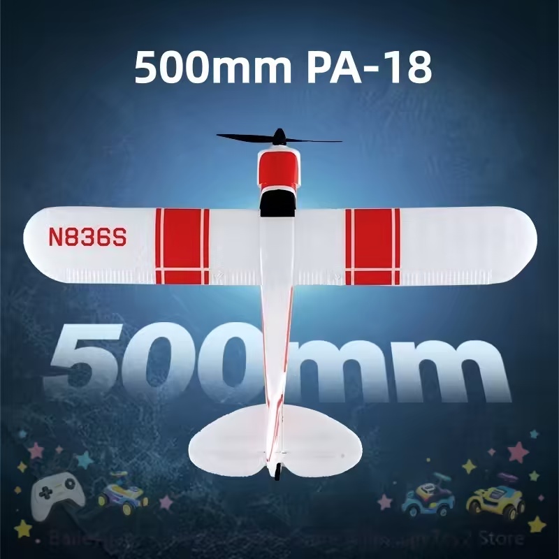 Rc Glider Foam Wing - Novo Avião RC Blue Arrow PA-18