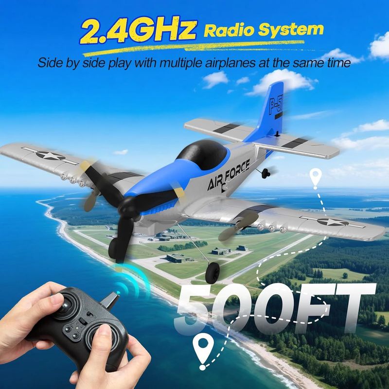 Rc Glider Foam Wing - Avião de Controle Remoto Z63 RC