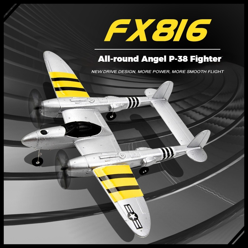 Fx816 rc avião p38 lutador asa - Rc Glider Foam Wing avaliação e preço