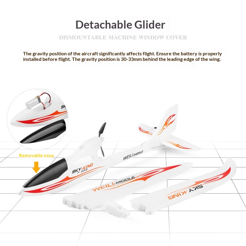 Weili Sky King F959S Planador  - Rc Glider Foam Wing avaliação e preço