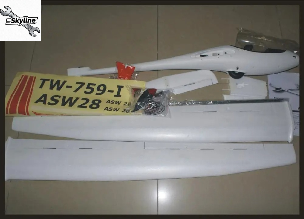 RC ASW28 ASW-28 Planador de Es - Rc Glider Foam Wing avaliação e preço