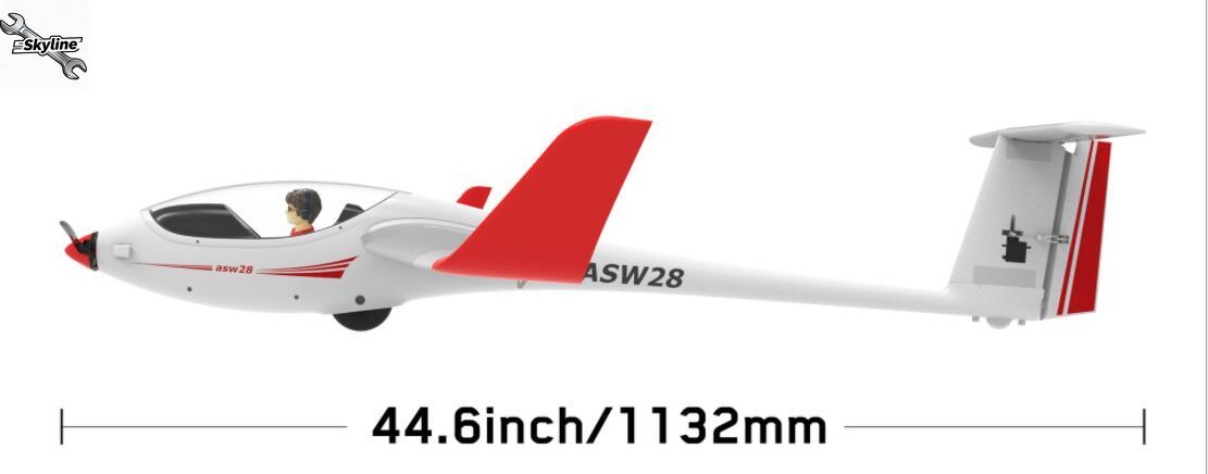 RC ASW28 ASW-28 Planador de Es - Rc Glider Foam Wing avaliação e preço