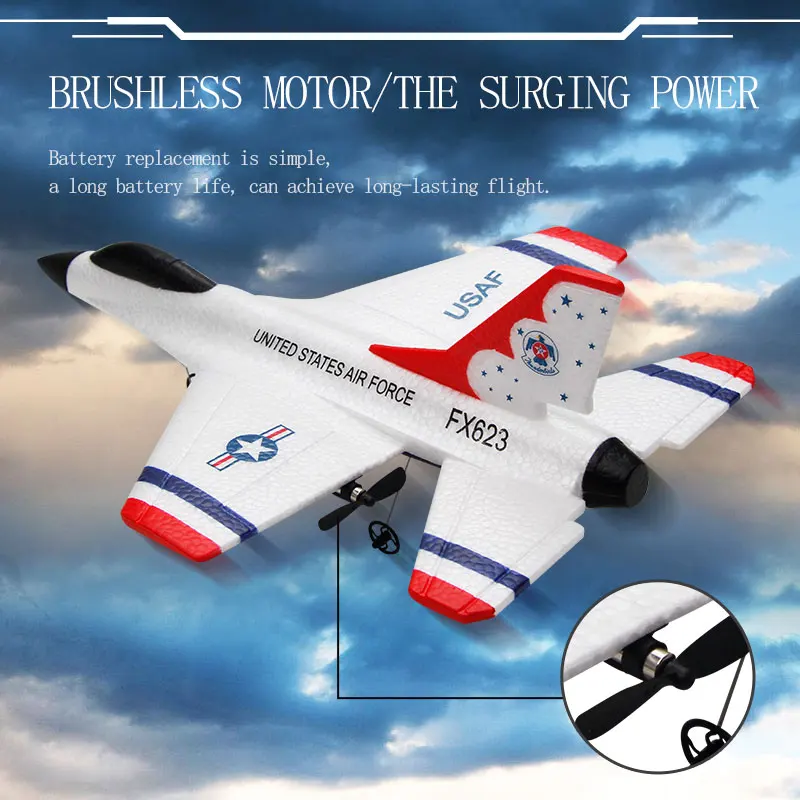 Brinquedos de espuma fx623 aer - Rc Glider Foam Wing avaliação e preço