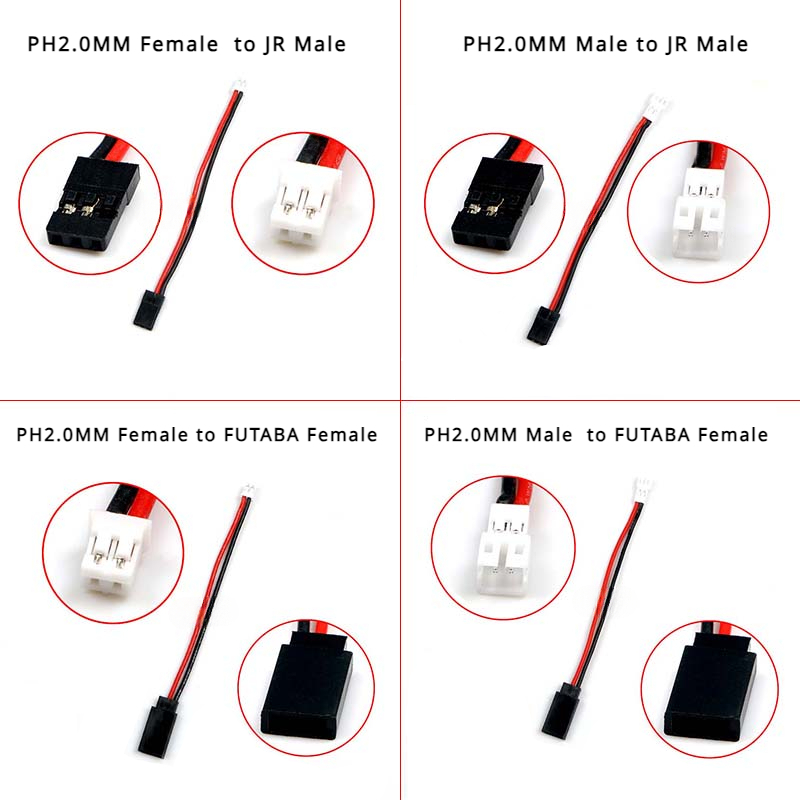 1/5/10 pçs/lote ph2.0 macho/fê - Rc Hobby Models avaliação e preço